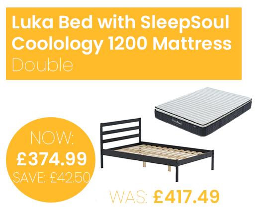 Luka Bed with SleepSoul Coolology 1200 Mattress - Double