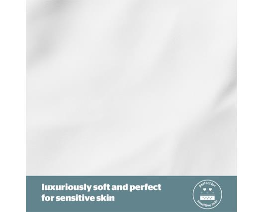 King - Silentnight Restore Natural Breathable Fitted Sheet