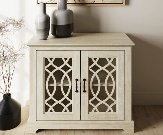 Amelie 2 Door Sideboard- Dusty Grey & Oak