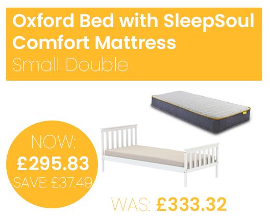 Oxford Bed with SleepSoul Comfort Mattress - Small Double