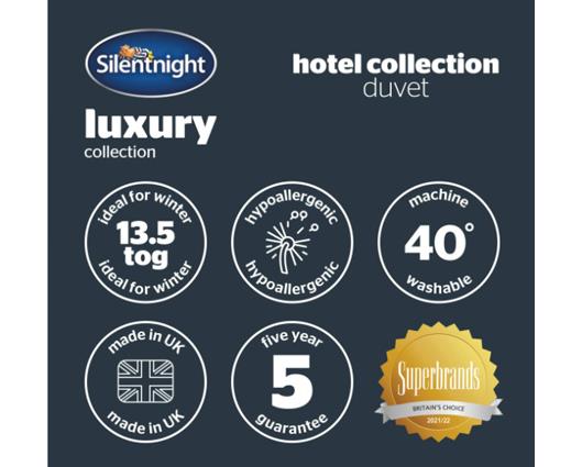 Superking - Silentnight Hotel Collection Duvet � 13.5 Tog