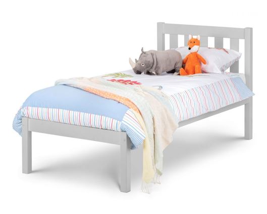 Luna Single Bed - Dove Grey