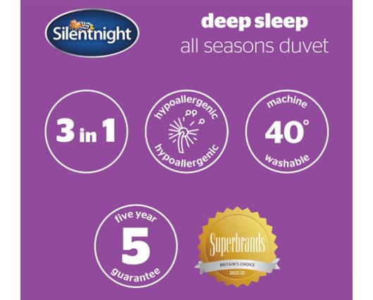 Superking - Silentnight Deep Sleep All Seasons Duvets � 9+4.5 Tog