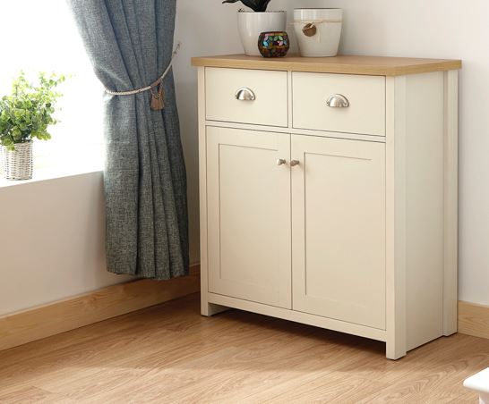 Lancaster Compact Sideboard- Cream