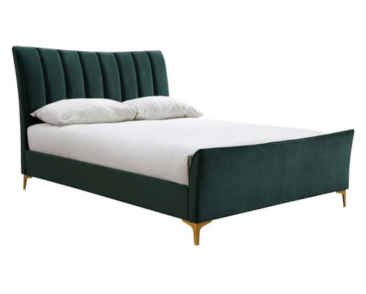 Clover Small Double Bed - Green