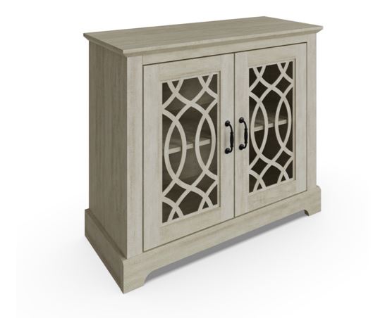 Amelie 2 Door Sideboard- Dusty Grey & Oak