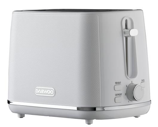 Daewoo Stirling 2 slice Toaster White