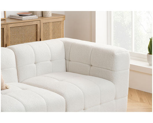 Milo 2 Seater Sofa - White