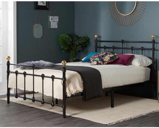 Atlas Double Bed - Black