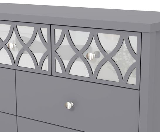 Arlo 3+4 Drawer Chest- Cool Grey