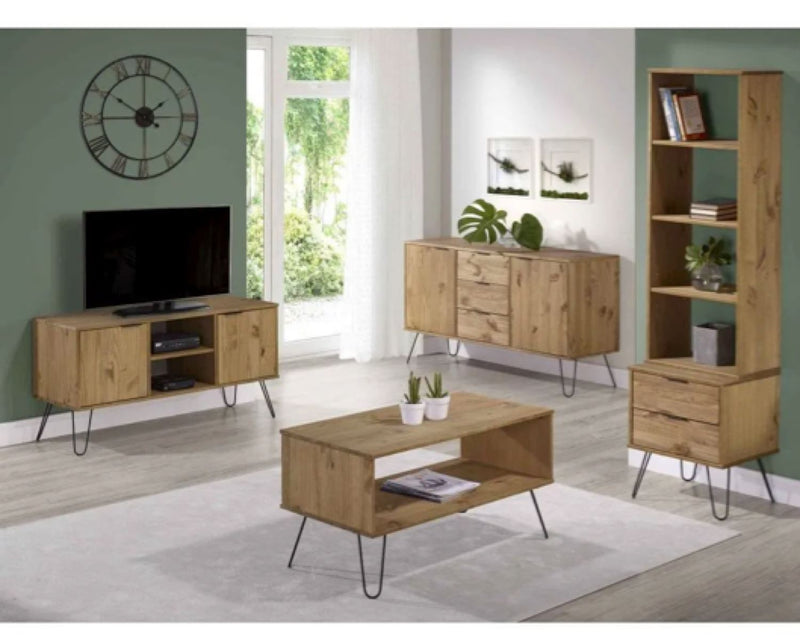 Augusta small sideboard with 1 doors, 3 drawers