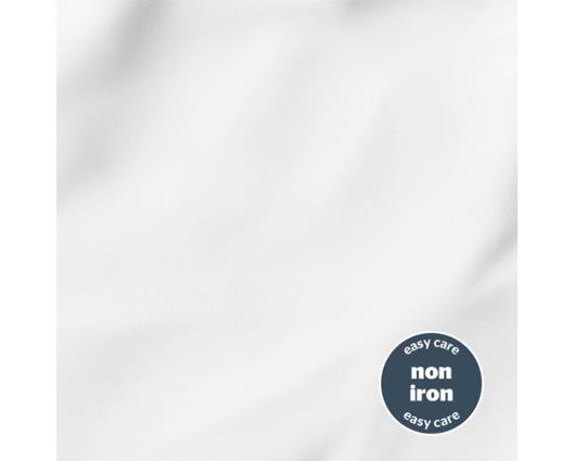 Double - Silentnight Supersoft White Fitted Sheet