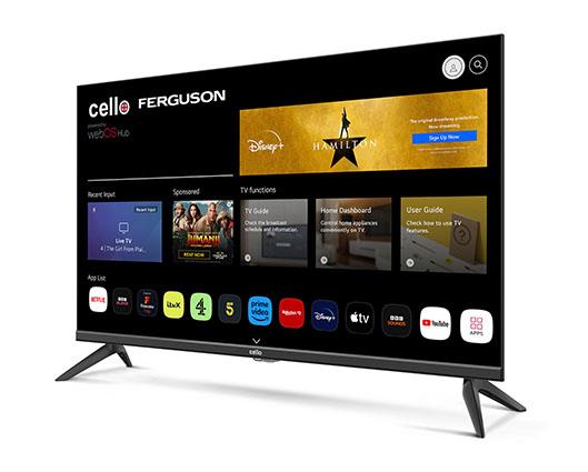 Cello C32WS 32" Smart WebOS TV with Freeview and Frameless Bezel