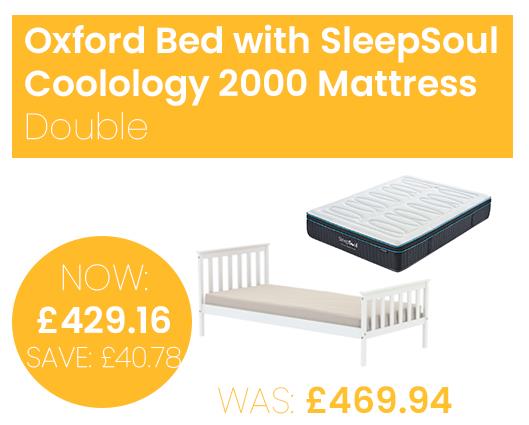 Oxford Bed with SleepSoul Coolology 2000 Mattress - Double