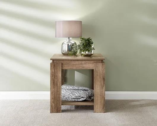 Casis Oak Lamp Table