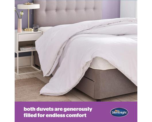 Single - Silentnight Deep Sleep All Seasons Duvet � 4.5 tog + 10.5 tog