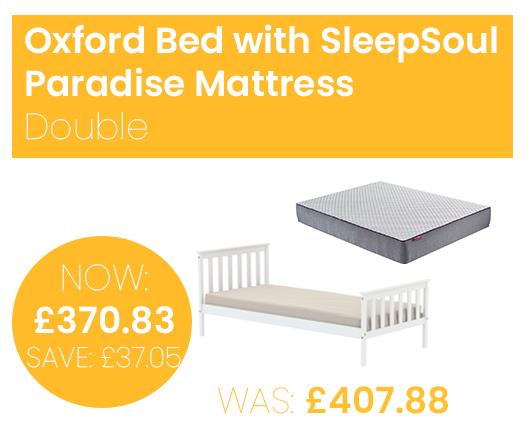 Oxford Bed with SleepSoul Paradise Mattress - Double