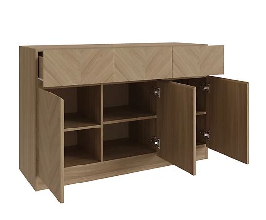 Catania Large Sideboard- Euro Oak