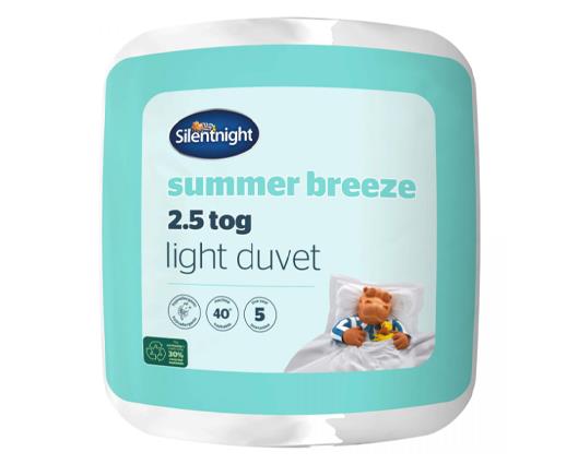 King - Silentnight Summer Breeze Duvet � 2.5 Tog