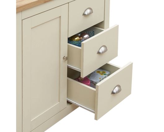 Lincoln Sideboard with 1 Door & 3 Drawers