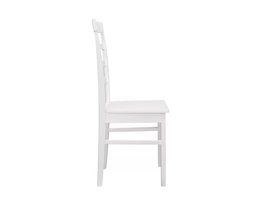 Ladder Back Chair- White (Pair)