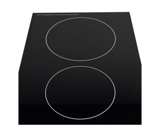 SIA CERH30BL 30cm 2 Burner Domino Ceramic Electric Hob Black