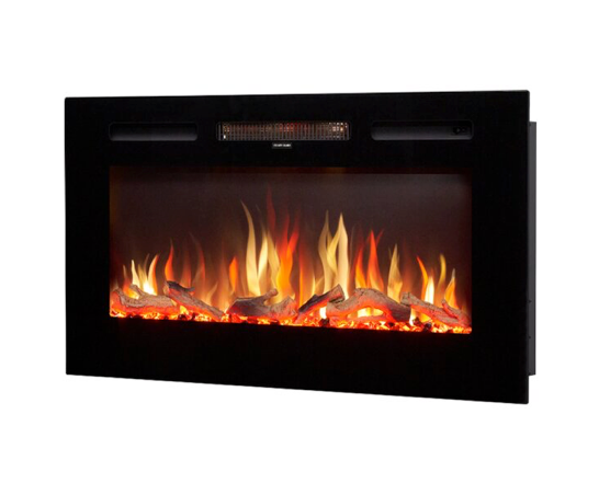 Orlando Inset/Wall Mounted Fire,36"