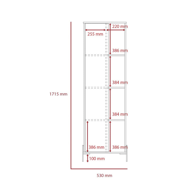 Dexter Tall Storage & Display Cabinet