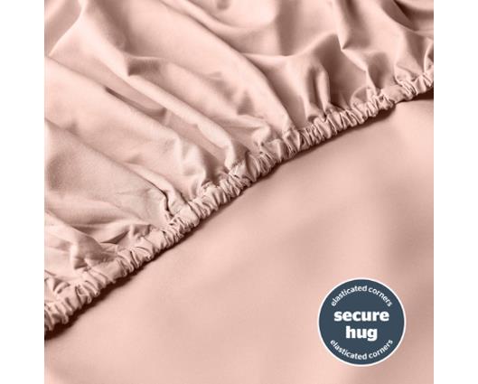 Single - Silentnight Supersoft Blush Fitted Sheet