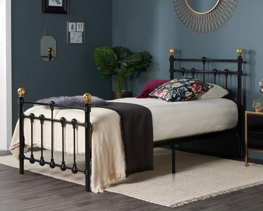 Atlas Single Bed - Black