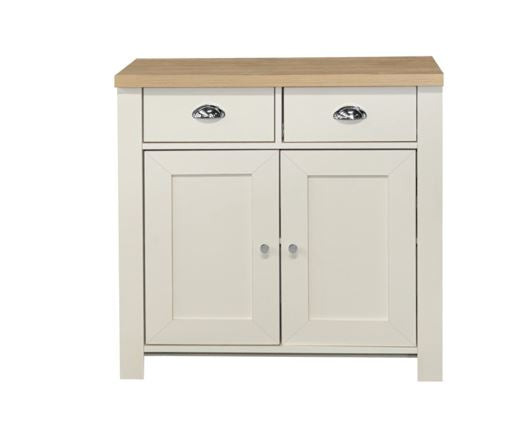 Highgate 2 Door 2 Drawer Sideboard- Cream