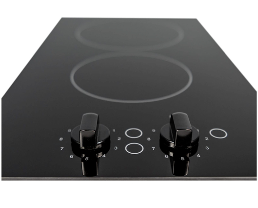 SIA CERH30BL 30cm 2 Burner Domino Ceramic Electric Hob Black