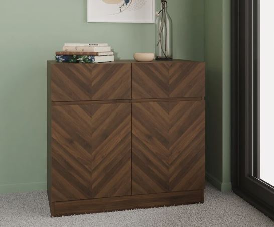 Catania Compact Sideboard- Royal Walnut