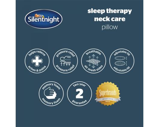 Silentnight Sleep Therapy Neck Care Support Pillow