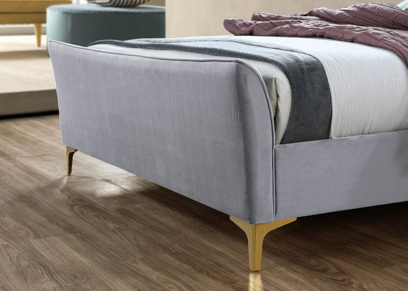 Clover Small Double Bed - Grey