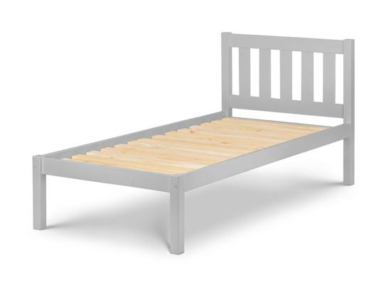 Luna Single Bed - Dove Grey