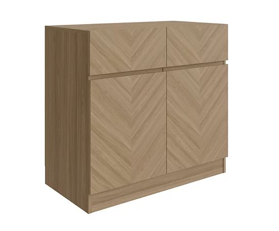 Catania Compact Sideboard- Euro Oak