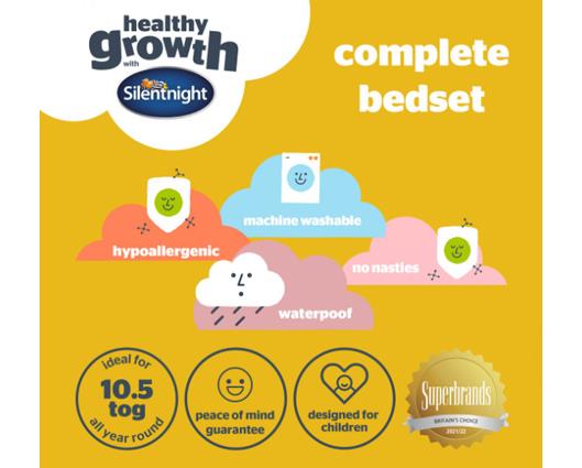 Single - Silentnight Healthy Growth Complete Bedset