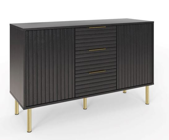 Nervata Sideboard- Black