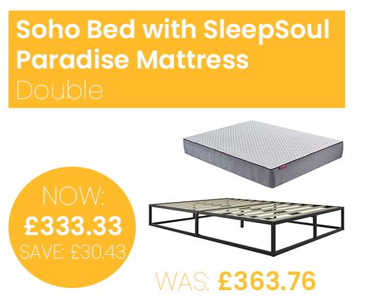 Soho Bed with SleepSoul Paradise Mattress - Double