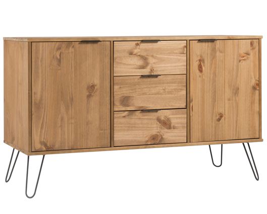 Augusta Medium Sideboard With 2 Doors, 3 Drawers