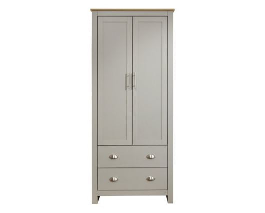 Lachlan 2 Door 2 Drawer Wardrobe