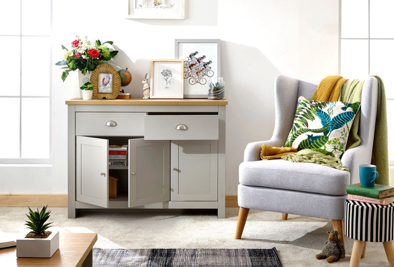 Lancaster Large Sideboard - Grey