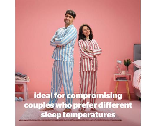 Double - Silentnight Yours and Mine Duvet - 4.5 and 7.5 Tog