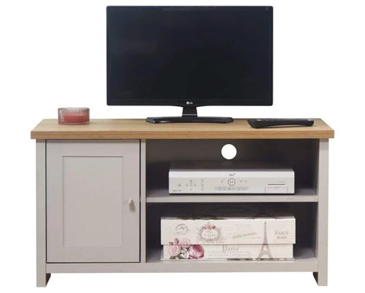 Lancaster Small TV Cabinet-Grey