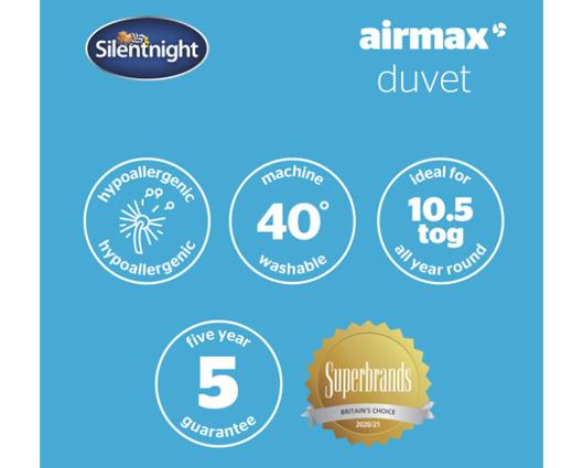 Superking - Silentnight Airmax Duvet � 10.5 Tog