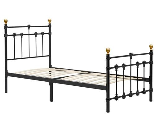 Atlas Single Bed - Black