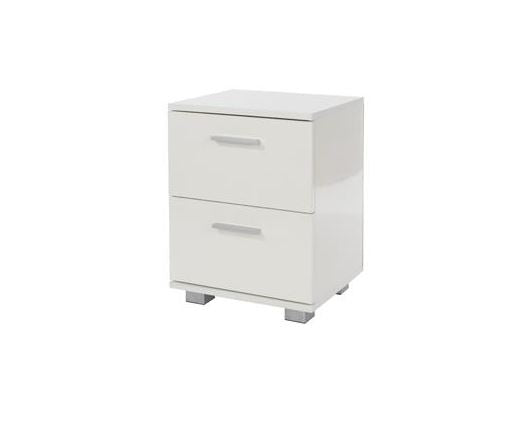 Luna 2 Drawer Compact Bedside Cabinet