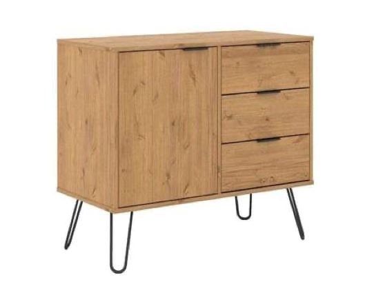 Augusta small sideboard with 1 doors, 3 drawers