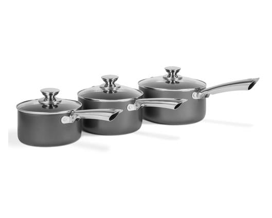 Morphy Richards Accents 3 Piece Pan Set - Titanium